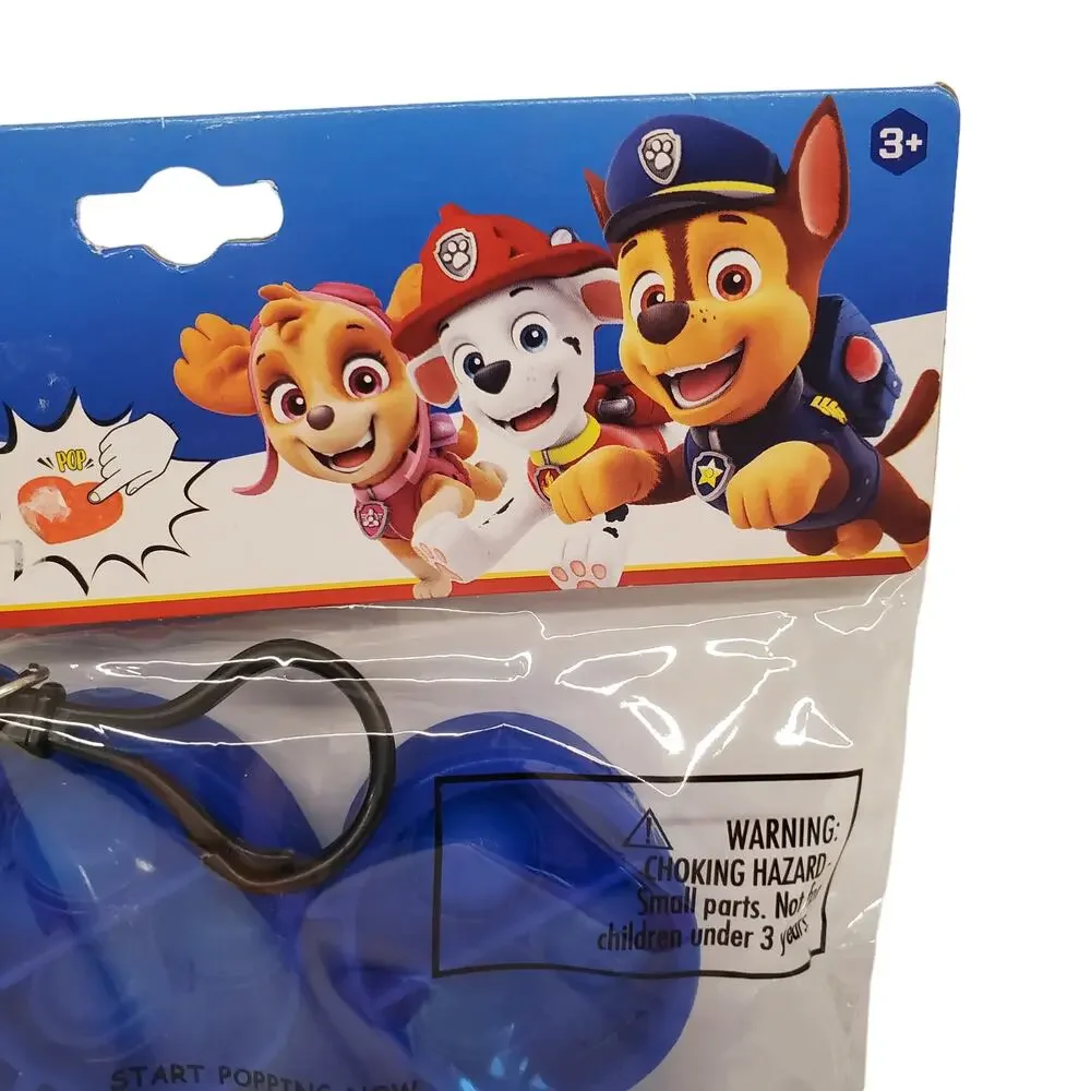 Paw Patrol Popper Fidget Keychain Sensory Toys Backpack Charm Chase Skye